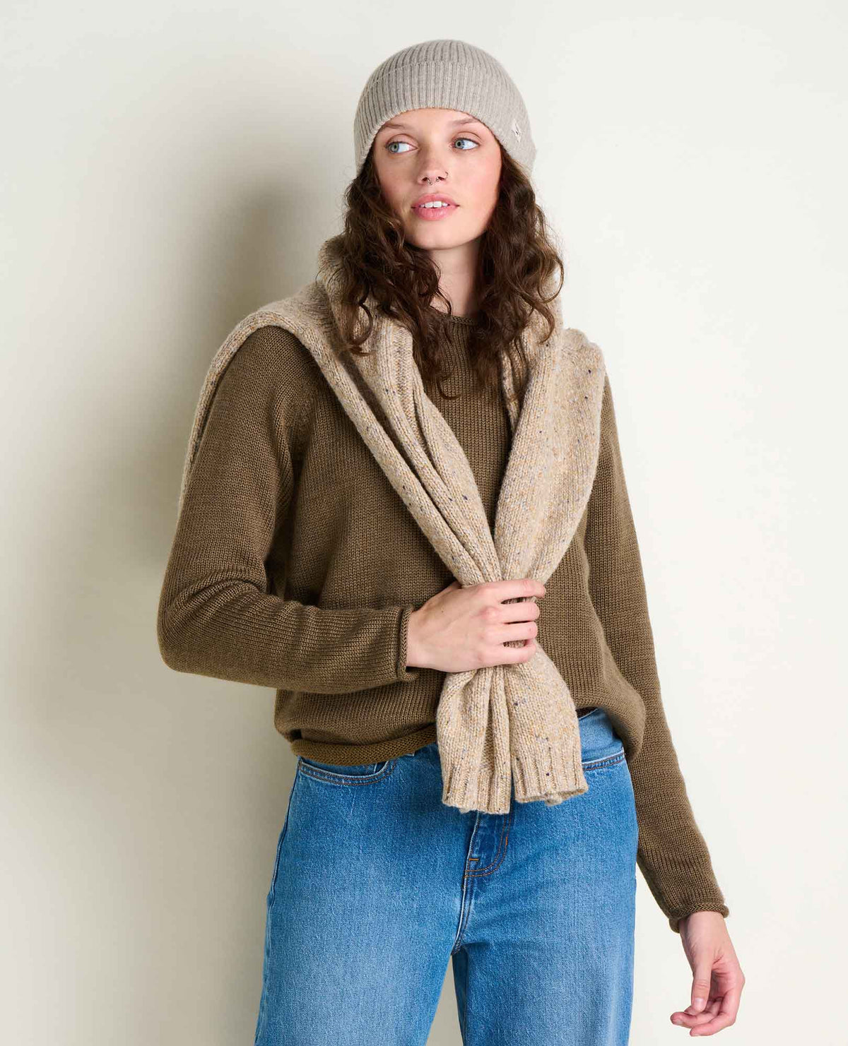 Toad&Co Alpineglo Sweater - Organic Cotton Next to Skin and Wool Outer