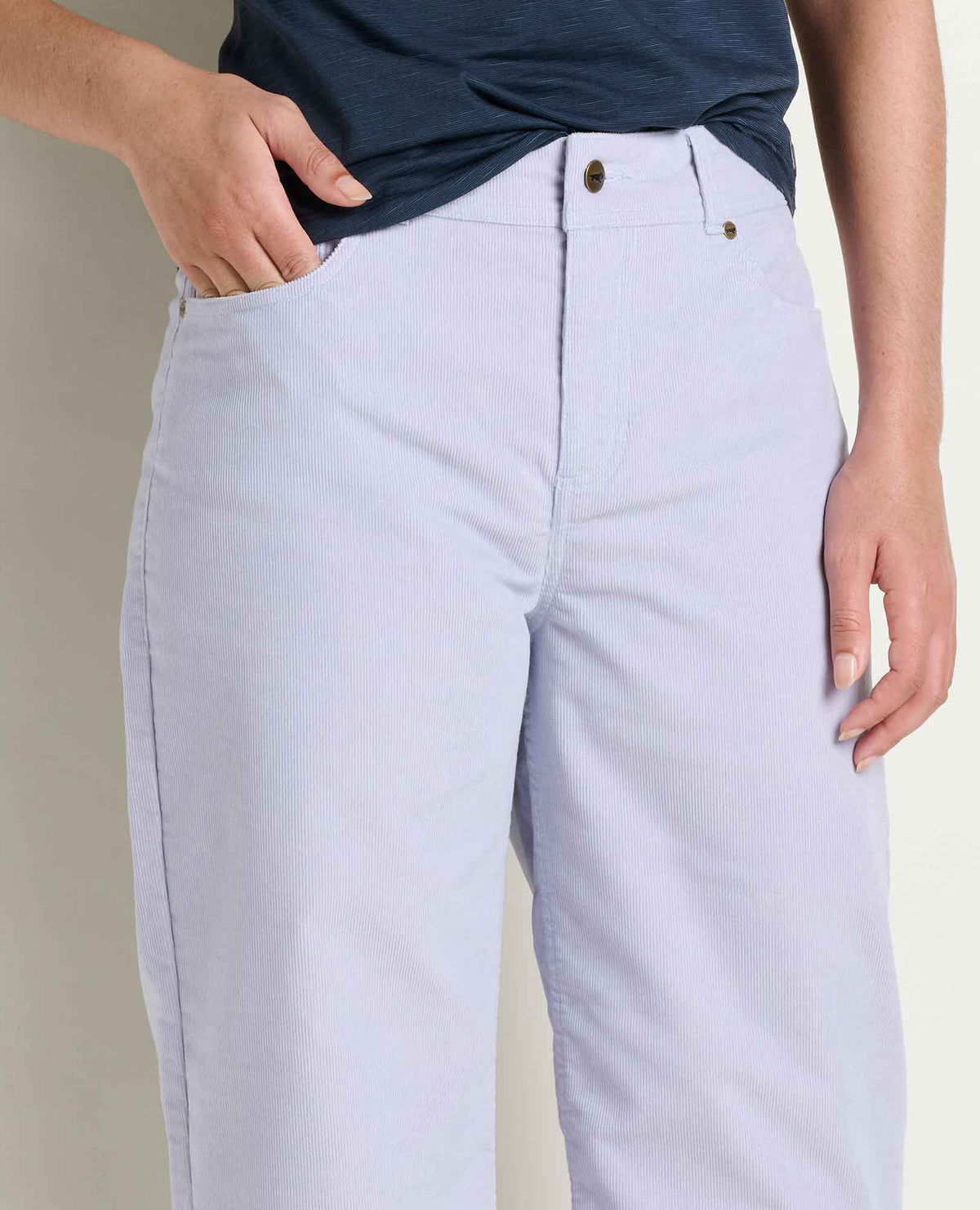 Toad&Co Women's Corduroy Wide Leg Crop Pant