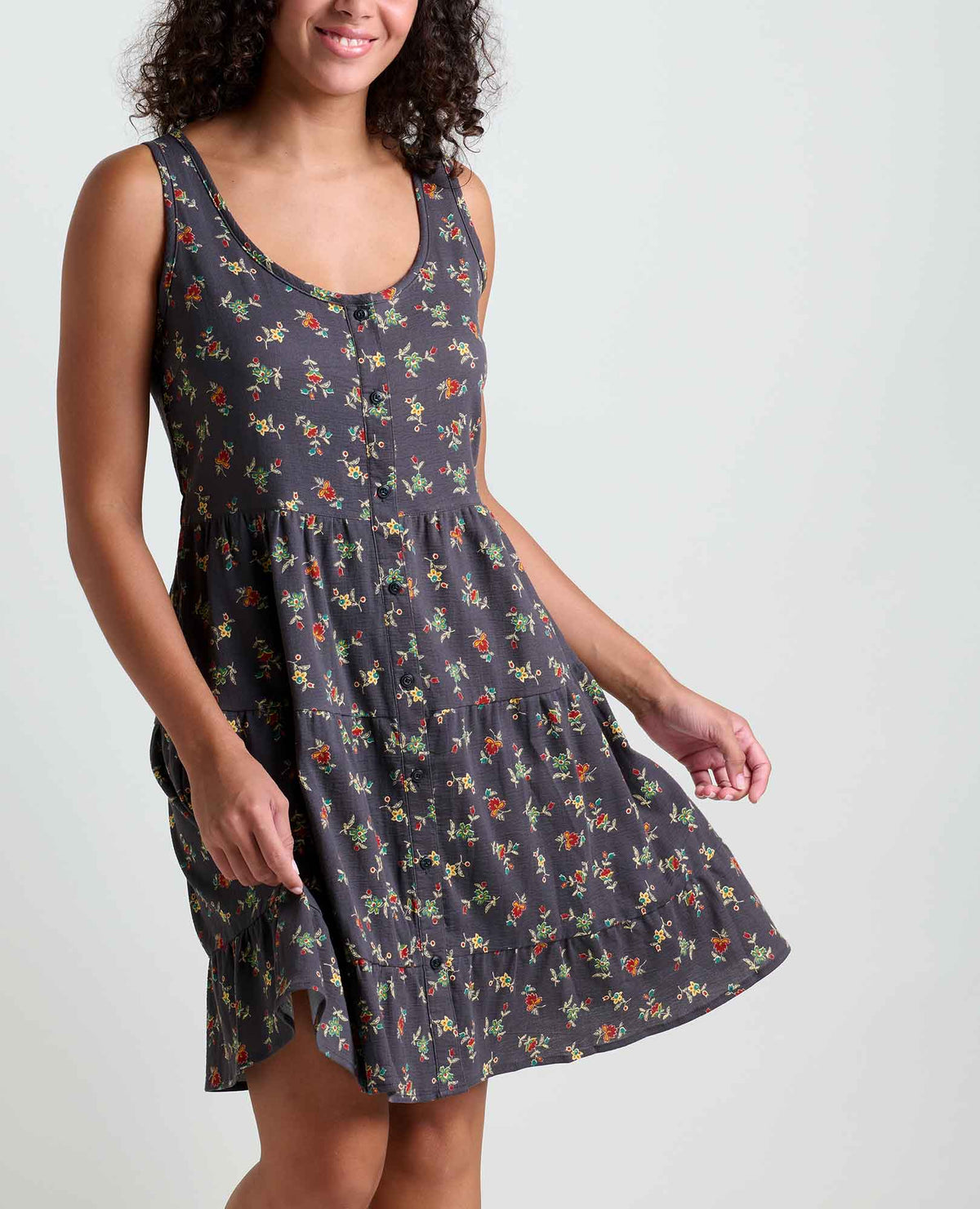 Toad&Co Manzana Tiered Sleeveless Dress - Organic Cotton