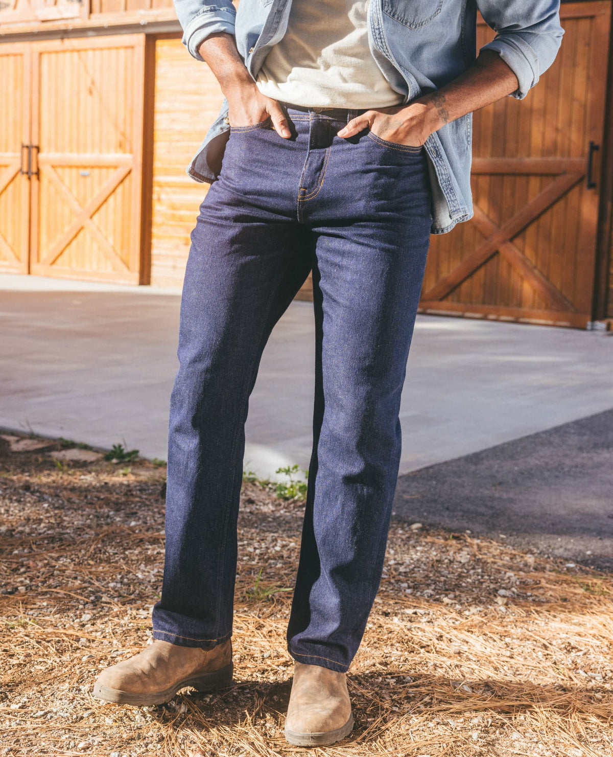 Toad&Co Men's Tamarack Straight Blue Jean