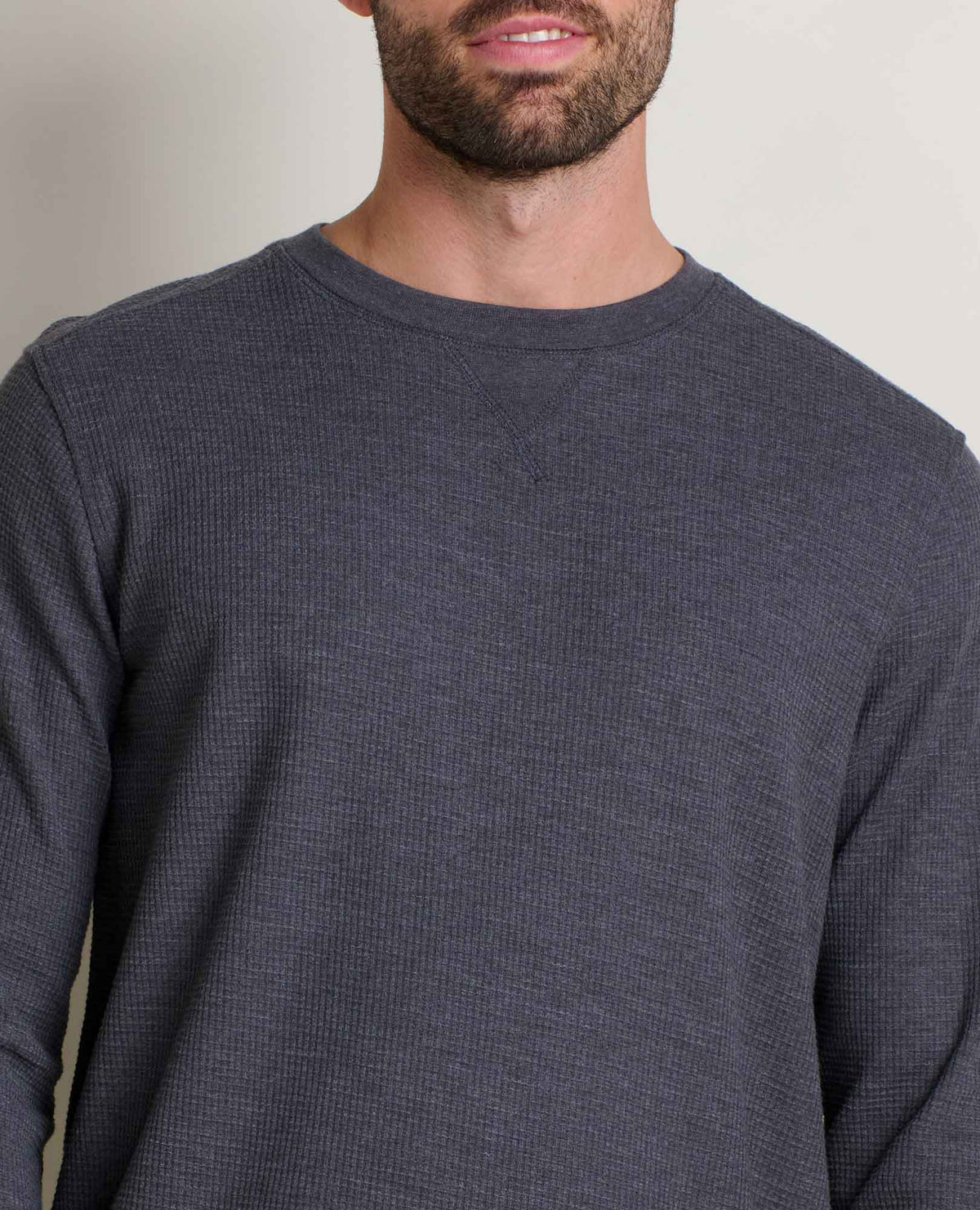 Toad&Co Men's Framer Long Sleeve Waffle Crewneck Tee - by Toad&Co