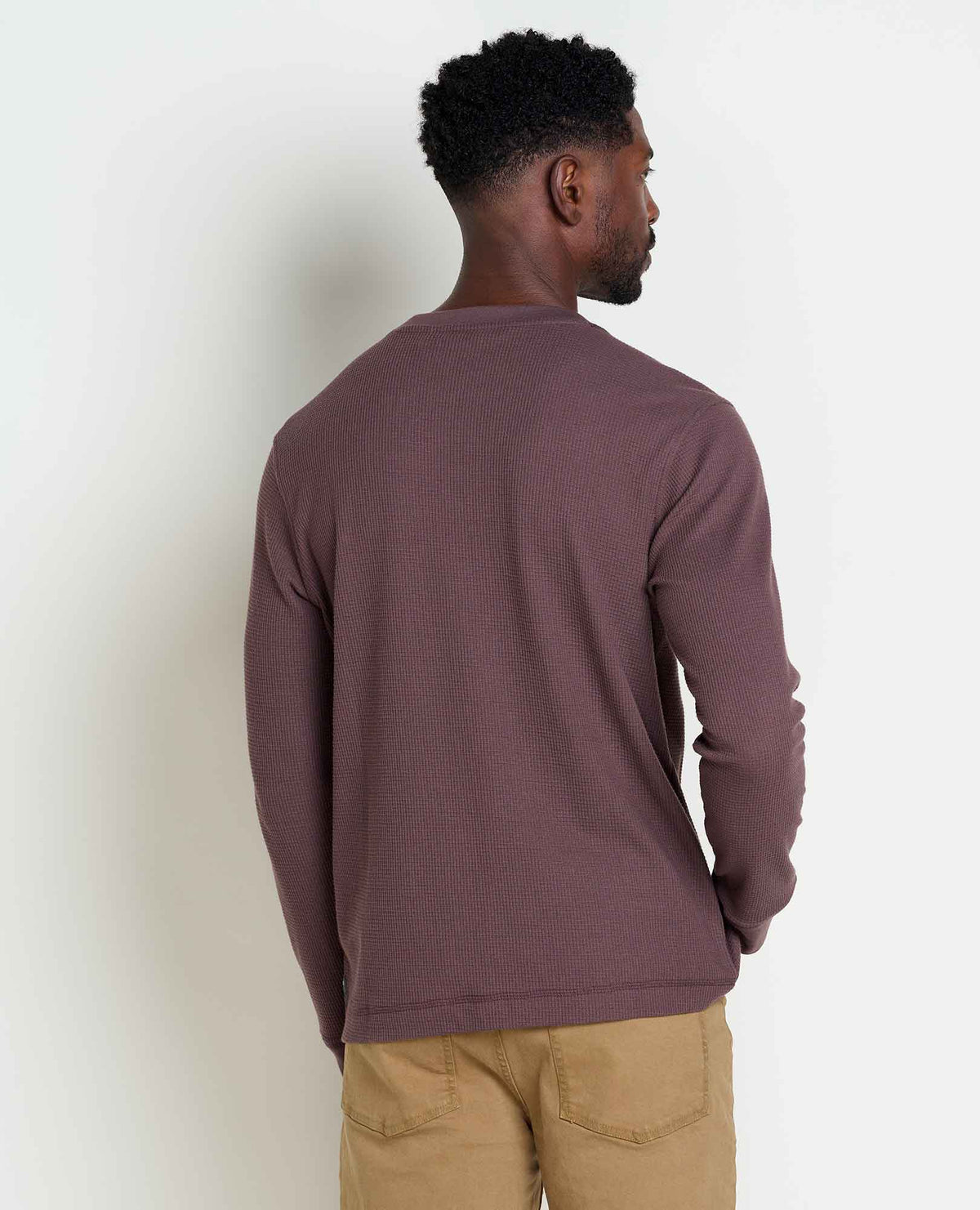 Toad&Co Men's Framer Long Sleeve Waffle Crewneck Tee - by Toad&Co