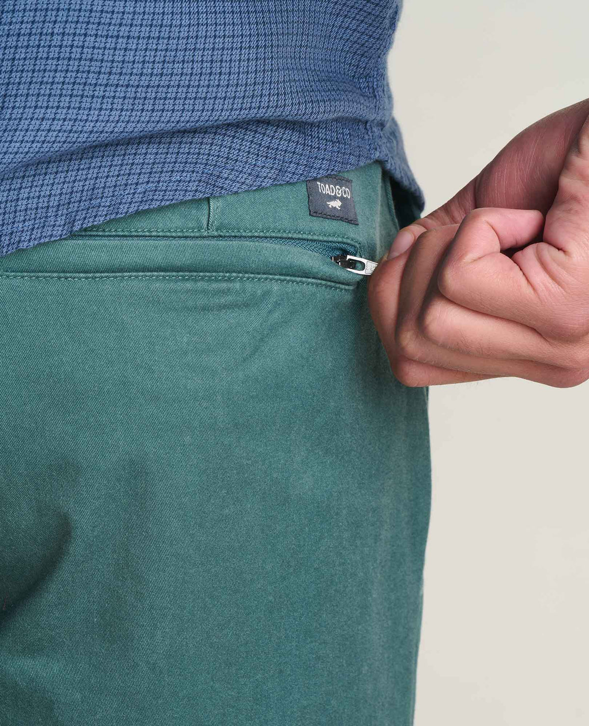 Toad&Co Mission Ridge Chino Short - Moisture-Wicking Organic Cotton Short