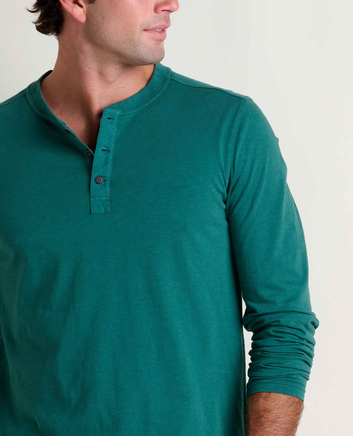 Toad&Co Men's Primo Long Sleeve Henley - Organic Cotton Tee by Toad&Co