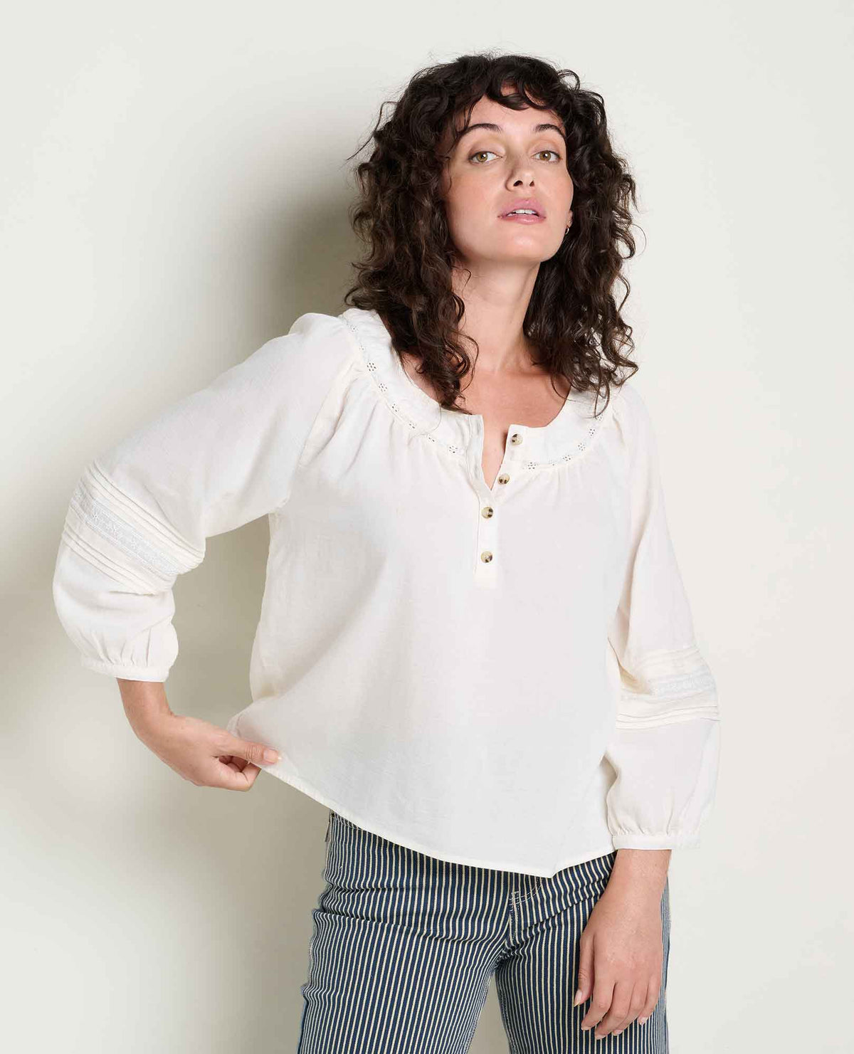 Toad&Co Manzana Peasant Long Sleeve Shirt