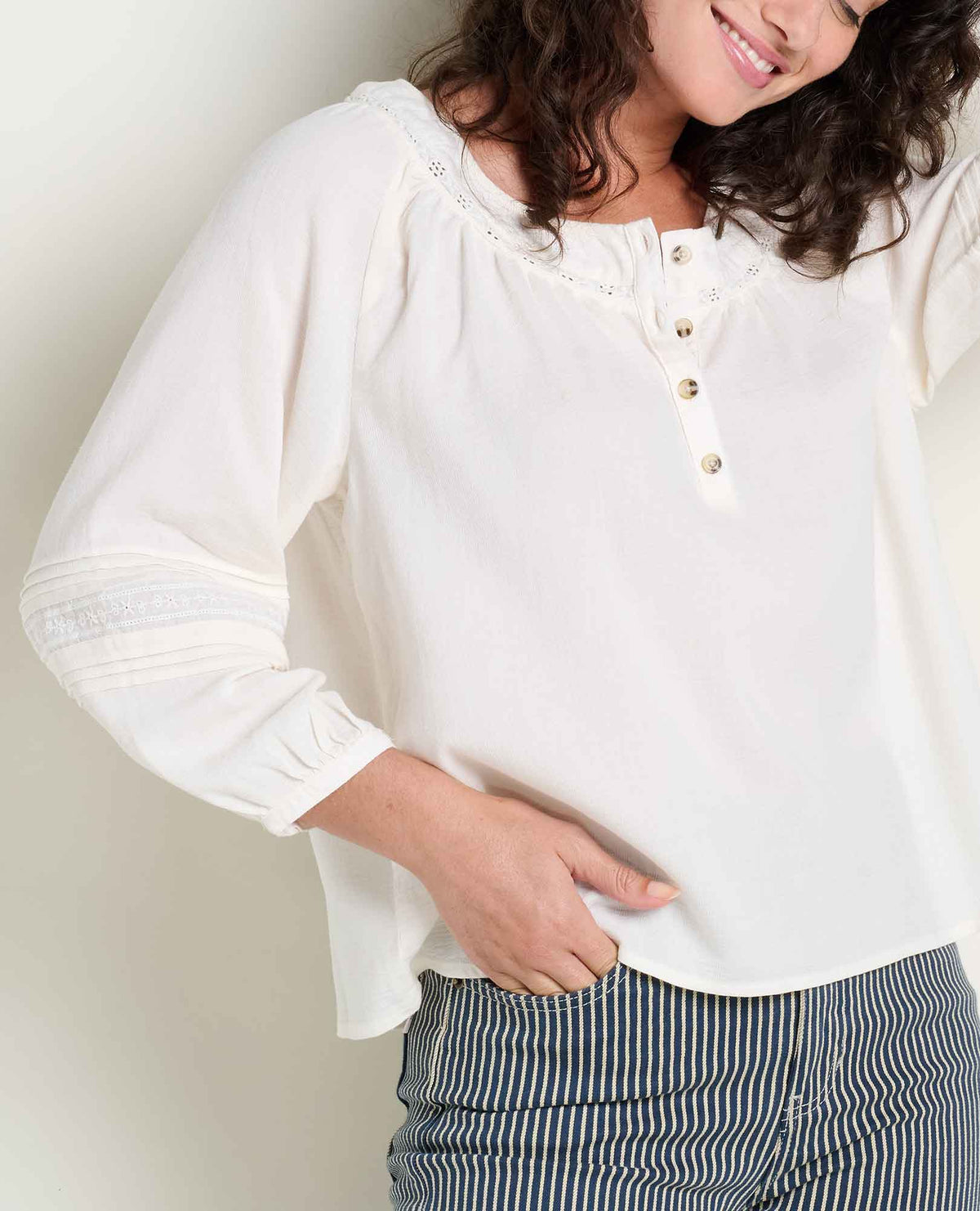 Toad&Co Manzana Peasant Long Sleeve Shirt