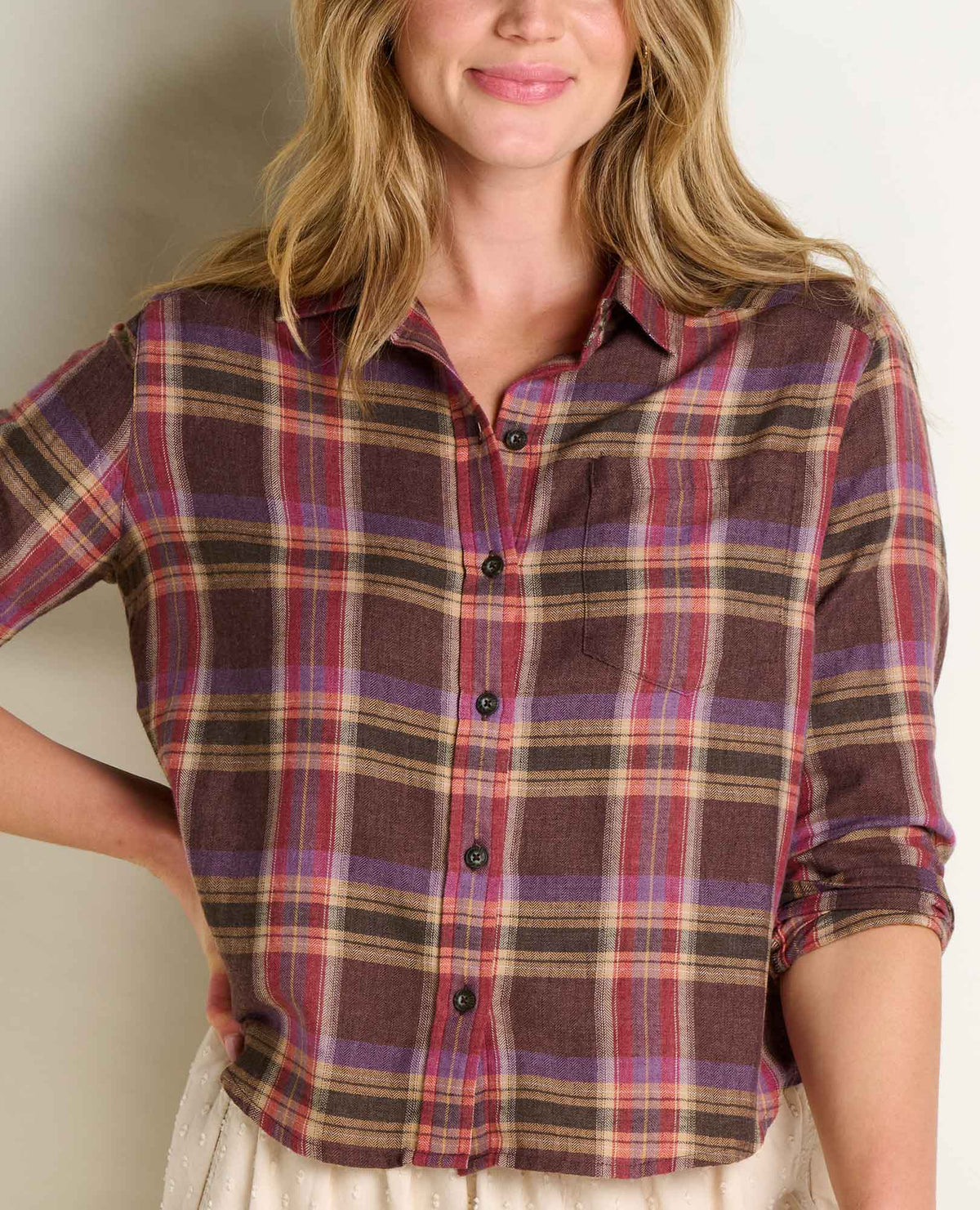 Toad&Co Re-Form Boxy Flannel Shirt