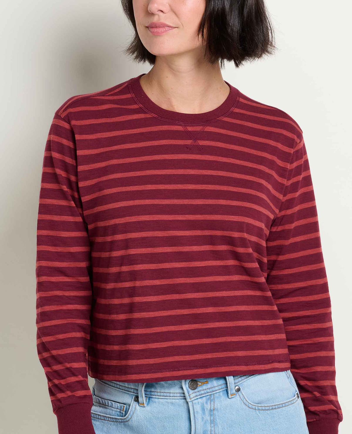Toad&Co Buttery Soft Long Sleeve Tee - Organic Cotton Blend