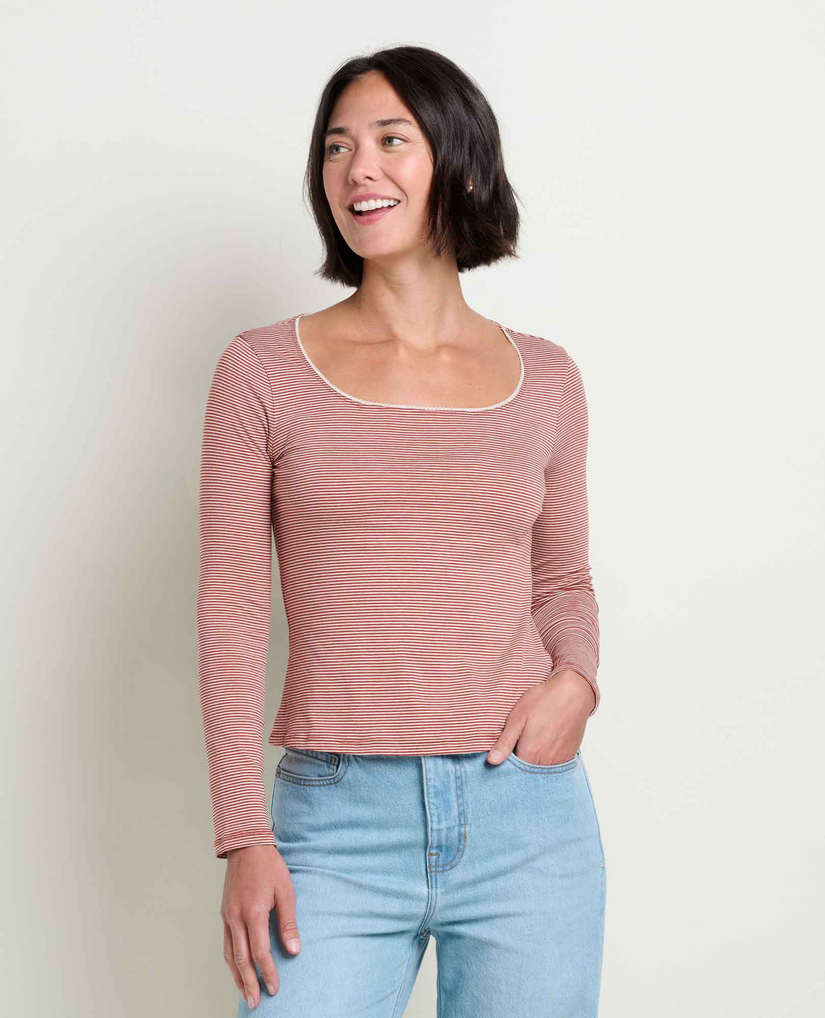 Toad&Co Rosalie Long Sleeve Square Neck Tee