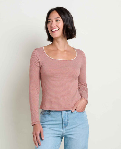 Toad&Co Rosalie Long Sleeve Square Neck Tee