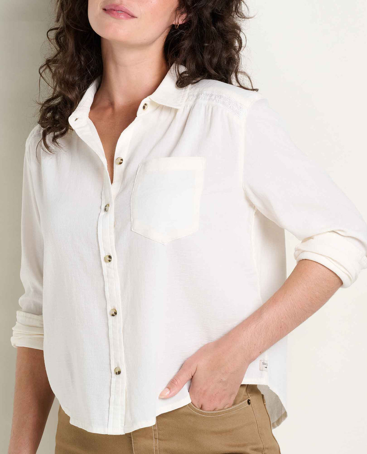 Toad&Co Manzana Boxy Long Sleeve Shirt