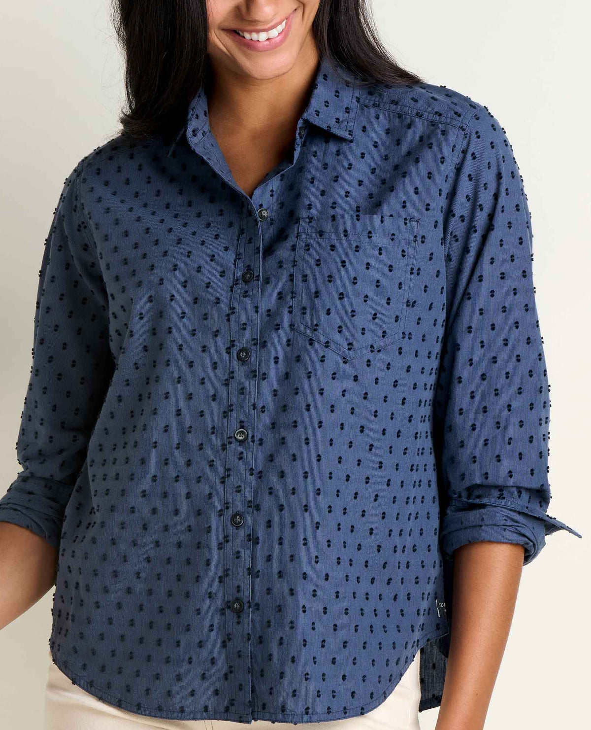 Toad&Co Women's Airscape Organic Button Up Shirt - Oversized Fit