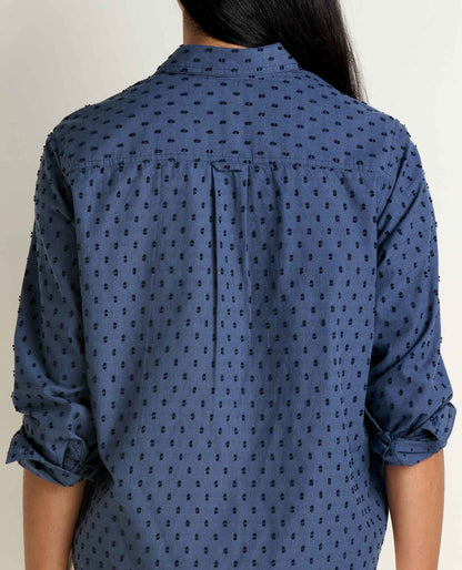 Toad&Co Women's Airscape Organic Button Up Shirt - Oversized Fit