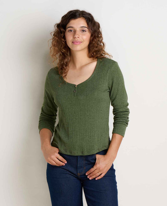 Toad&Co Foothill Pointelle Henley Tee