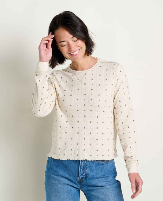 Toad&Co Soft Waffle Knit Crew Tee - Organic Cotton Blend