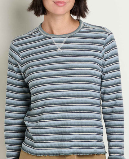 Toad&Co Soft Waffle Knit Crew Tee - Organic Cotton Blend