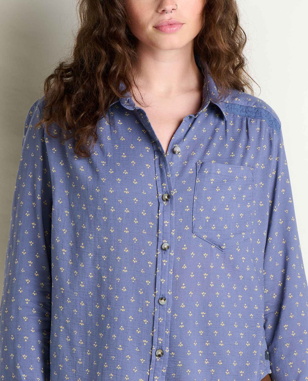 Toad&Co Manzana Boxy Long Sleeve Shirt