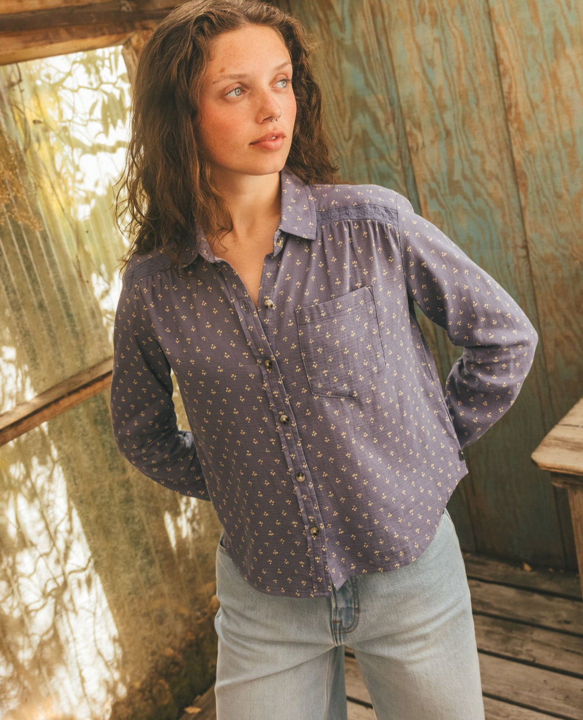 Toad&Co Manzana Boxy Long Sleeve Shirt