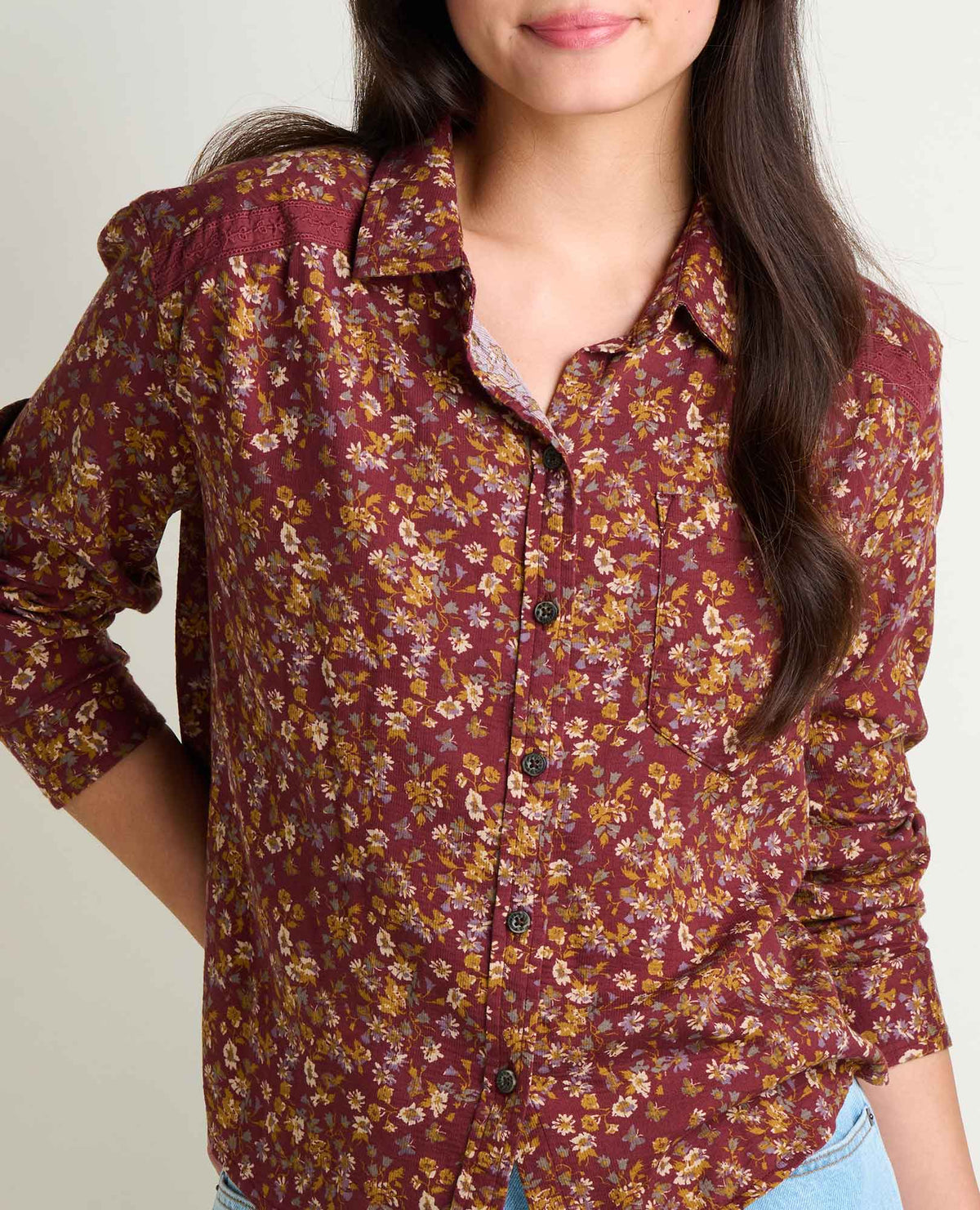 Toad&Co Manzana Boxy Long Sleeve Shirt
