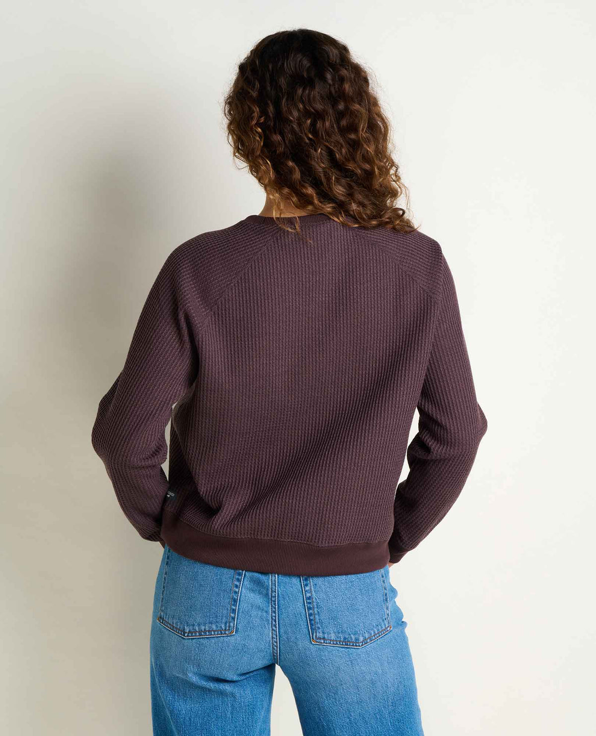 Toad&Co Bitterroot Waffle Knit Pullover - Made from Recycled Polyester