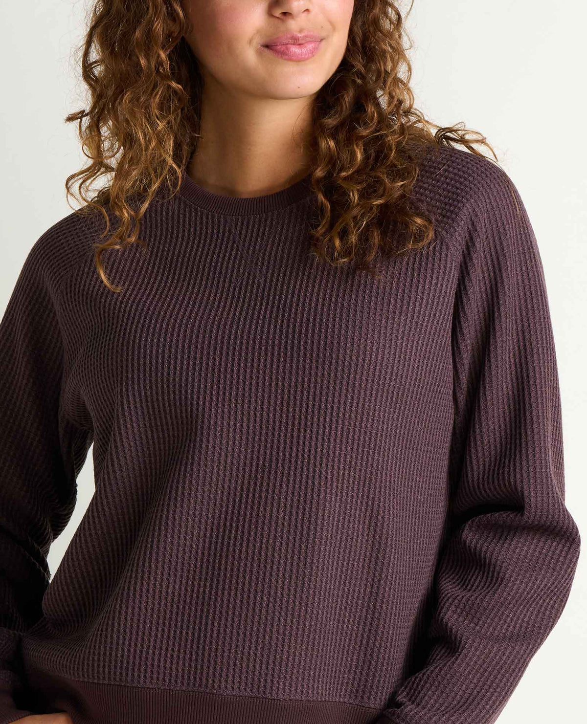 Toad&Co Bitterroot Waffle Knit Pullover - Made from Recycled Polyester