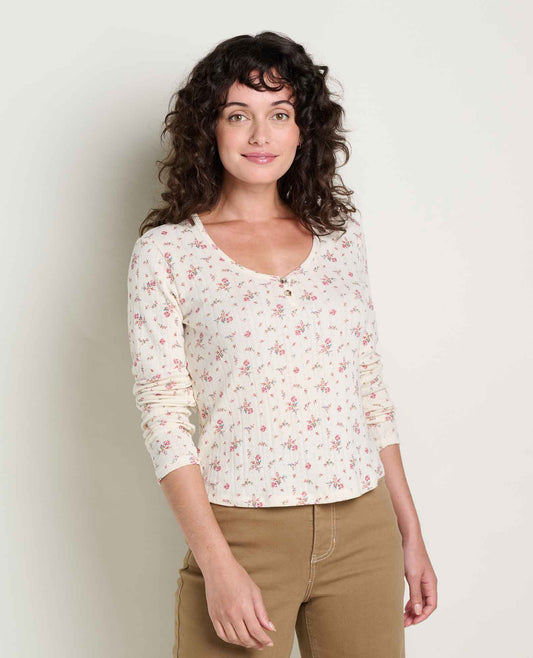 Toad&Co Foothill Pointelle Henley Tee