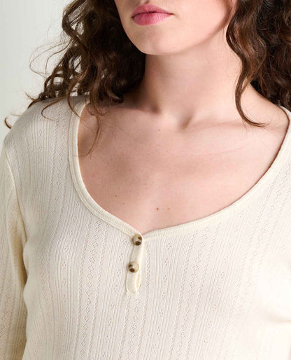 Toad&Co Foothill Pointelle Henley Tee