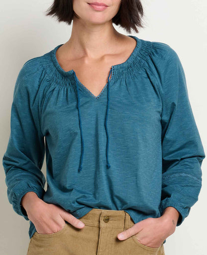 Toad&Co Clara Peasant Top