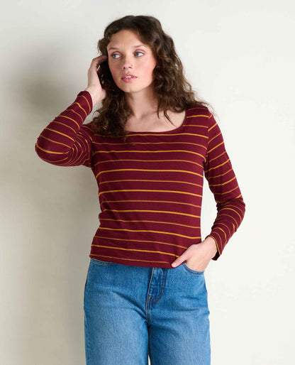 Toad&Co Rosalie Long Sleeve Square Neck Tee