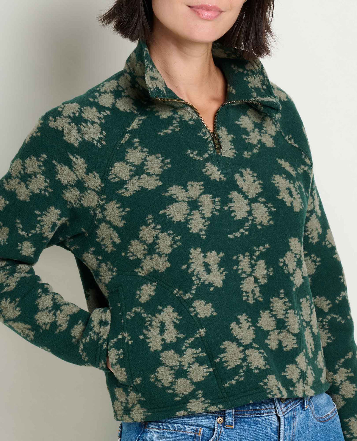 Toad&Co Women's Kennicott Italian Wool Quarter Zip