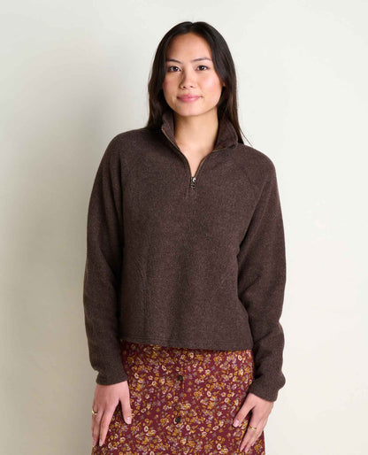 Toad&Co Women's Kennicott Italian Wool Quarter Zip