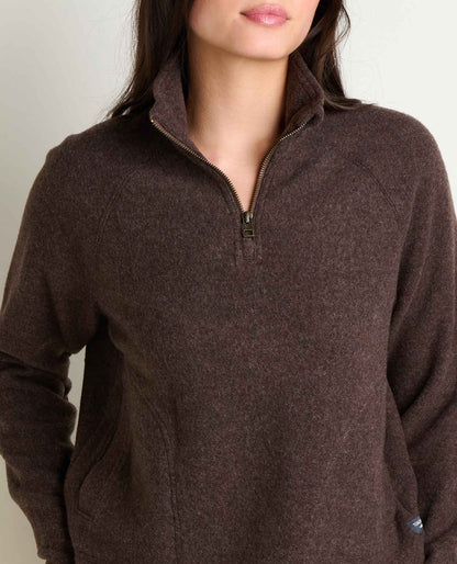 Toad&Co Women's Kennicott Italian Wool Quarter Zip