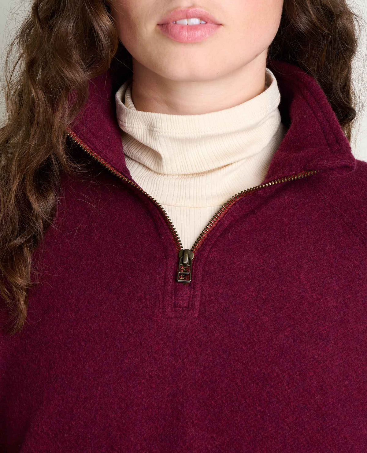 Toad&Co Women's Kennicott Italian Wool Quarter Zip