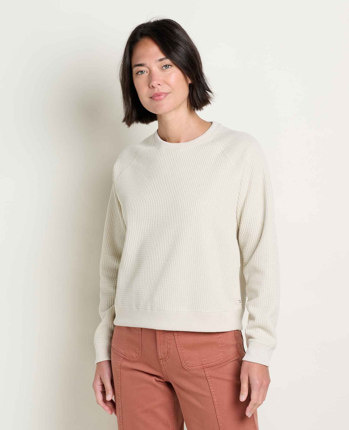 Toad&Co Bitterroot Waffle Knit Pullover - Made from Recycled Polyester