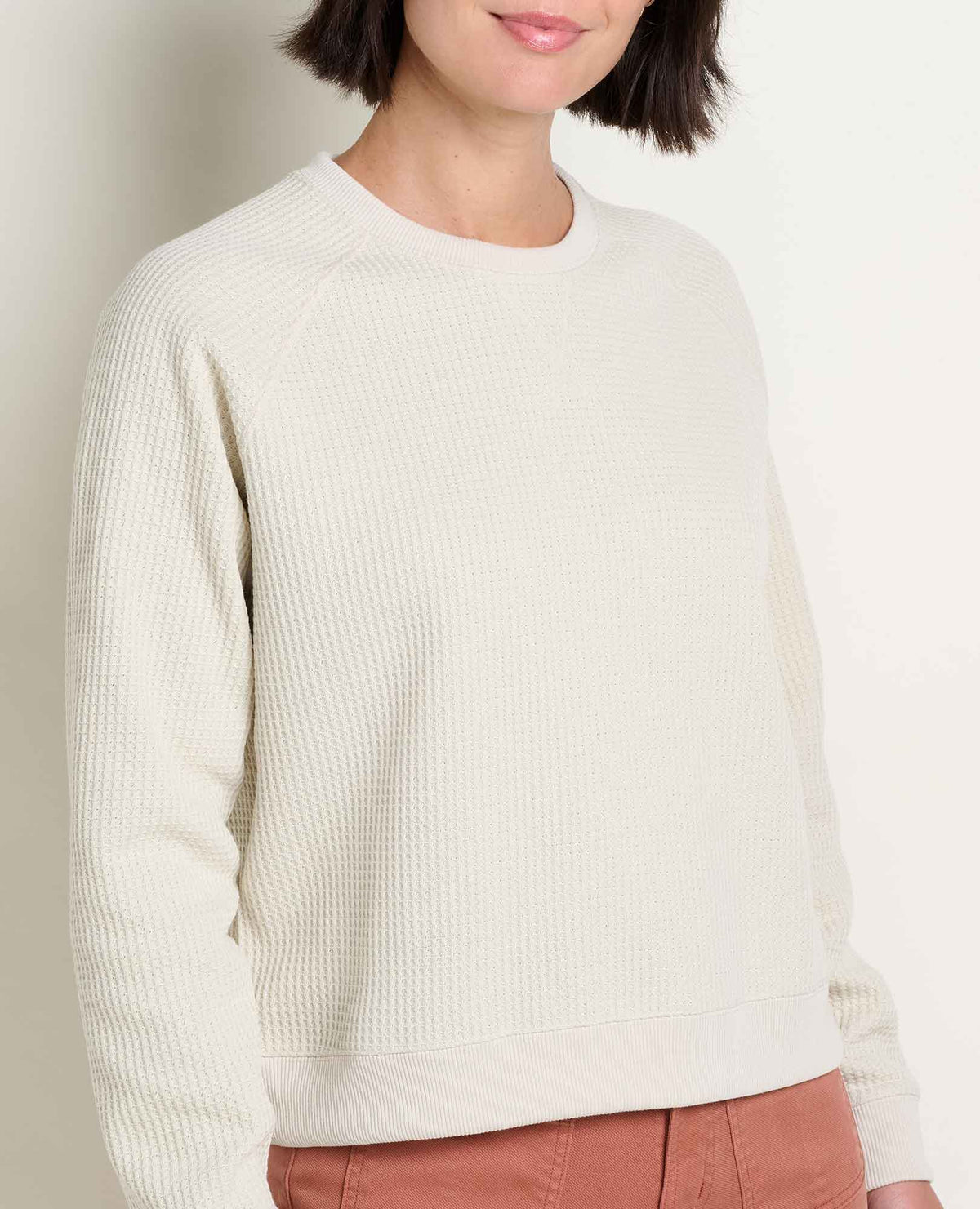 Toad&Co Bitterroot Waffle Knit Pullover - Made from Recycled Polyester