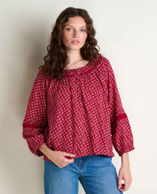 Toad&Co Manzana Peasant Long Sleeve Shirt