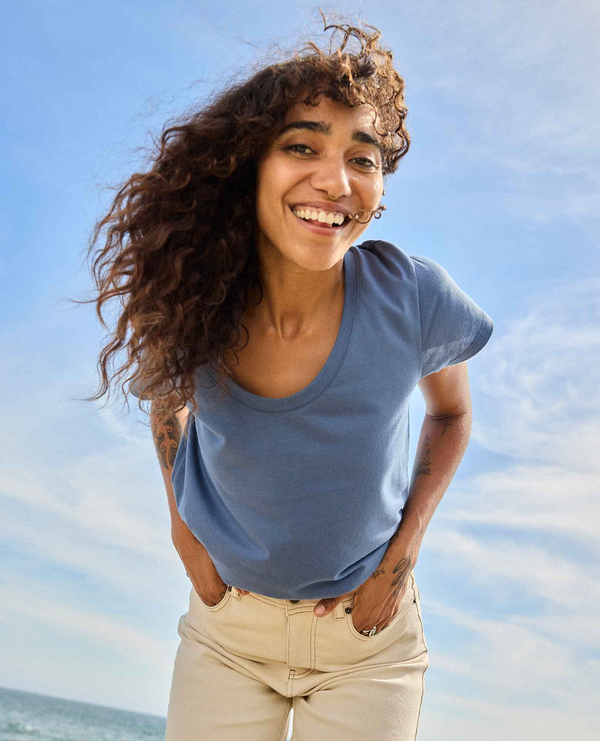 Toad&Co Whisper Tee - Lightweight Organic Cotton & Modal Jersey Tee