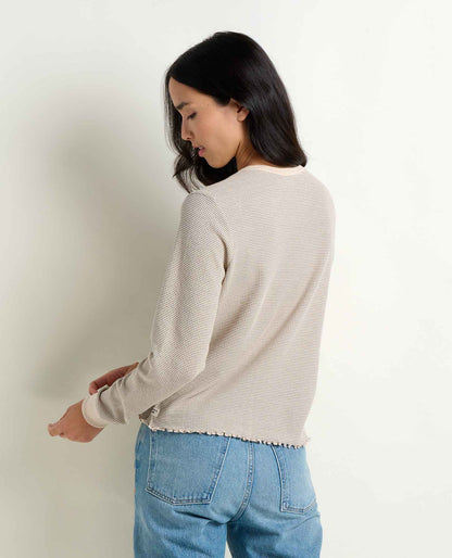 Toad&Co Soft Waffle Knit Crew Tee - Organic Cotton Blend