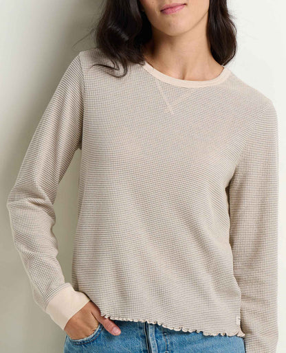Toad&Co Soft Waffle Knit Crew Tee - Organic Cotton Blend