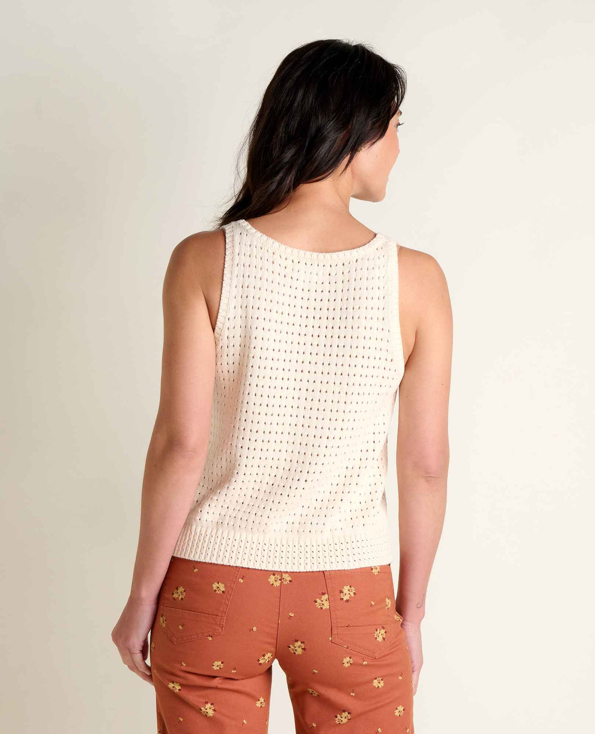 Toad&Co Bianca Pointelle Tank - Recycled Cotton Knit Tank Top