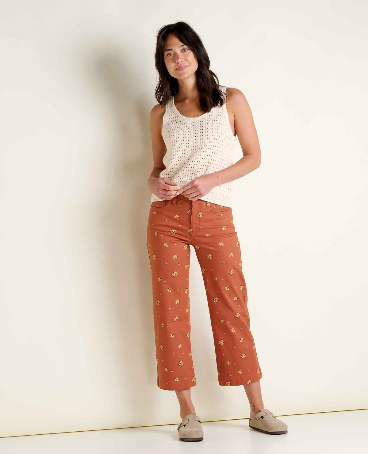 Toad&Co Bianca Pointelle Tank - Recycled Cotton Knit Tank Top