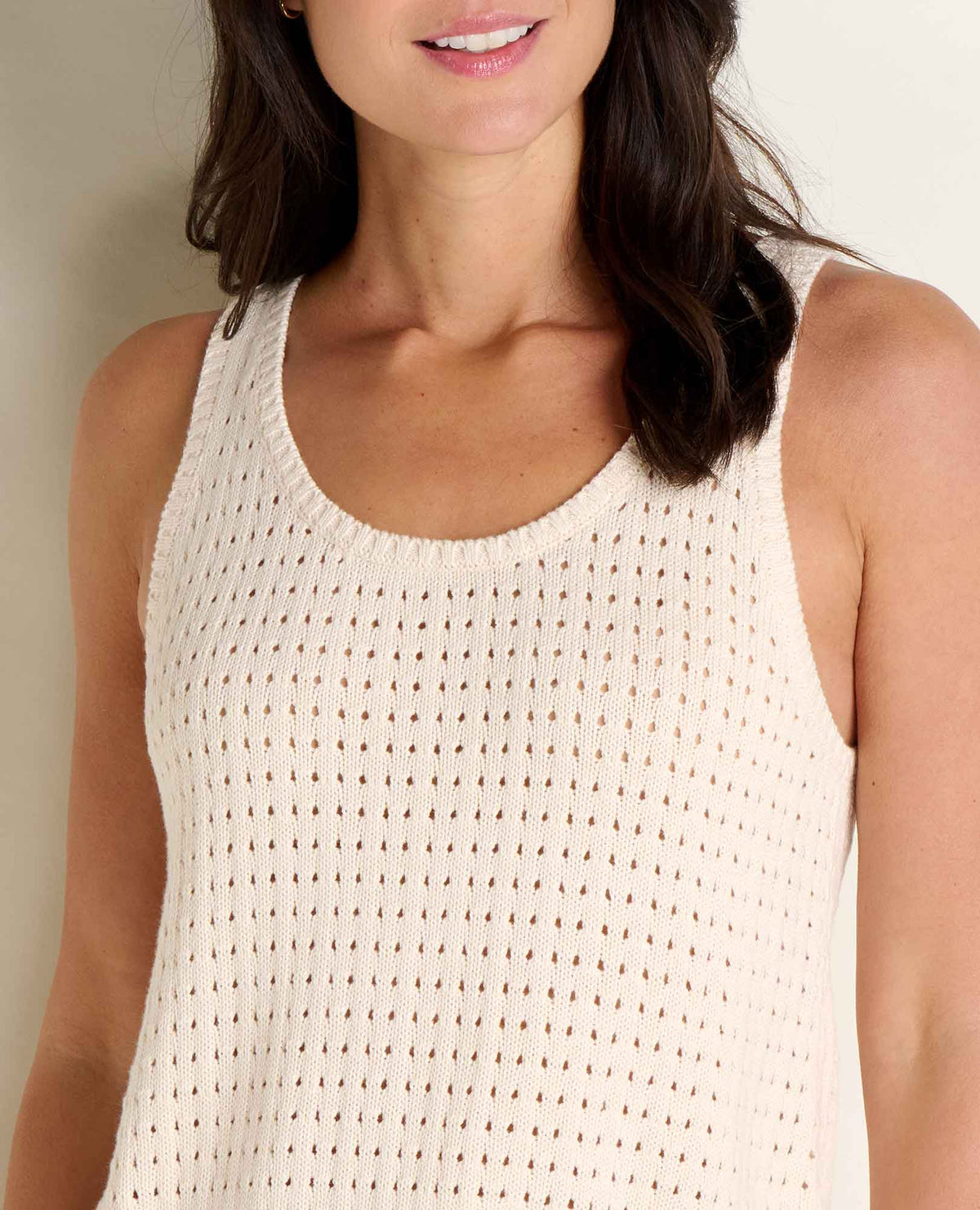 Toad&Co Bianca Pointelle Tank - Recycled Cotton Knit Tank Top