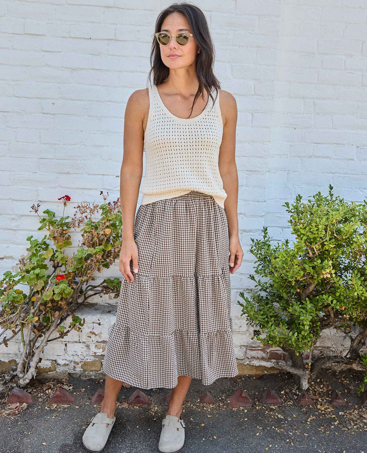 Toad&Co Bianca Pointelle Tank - Recycled Cotton Knit Tank Top