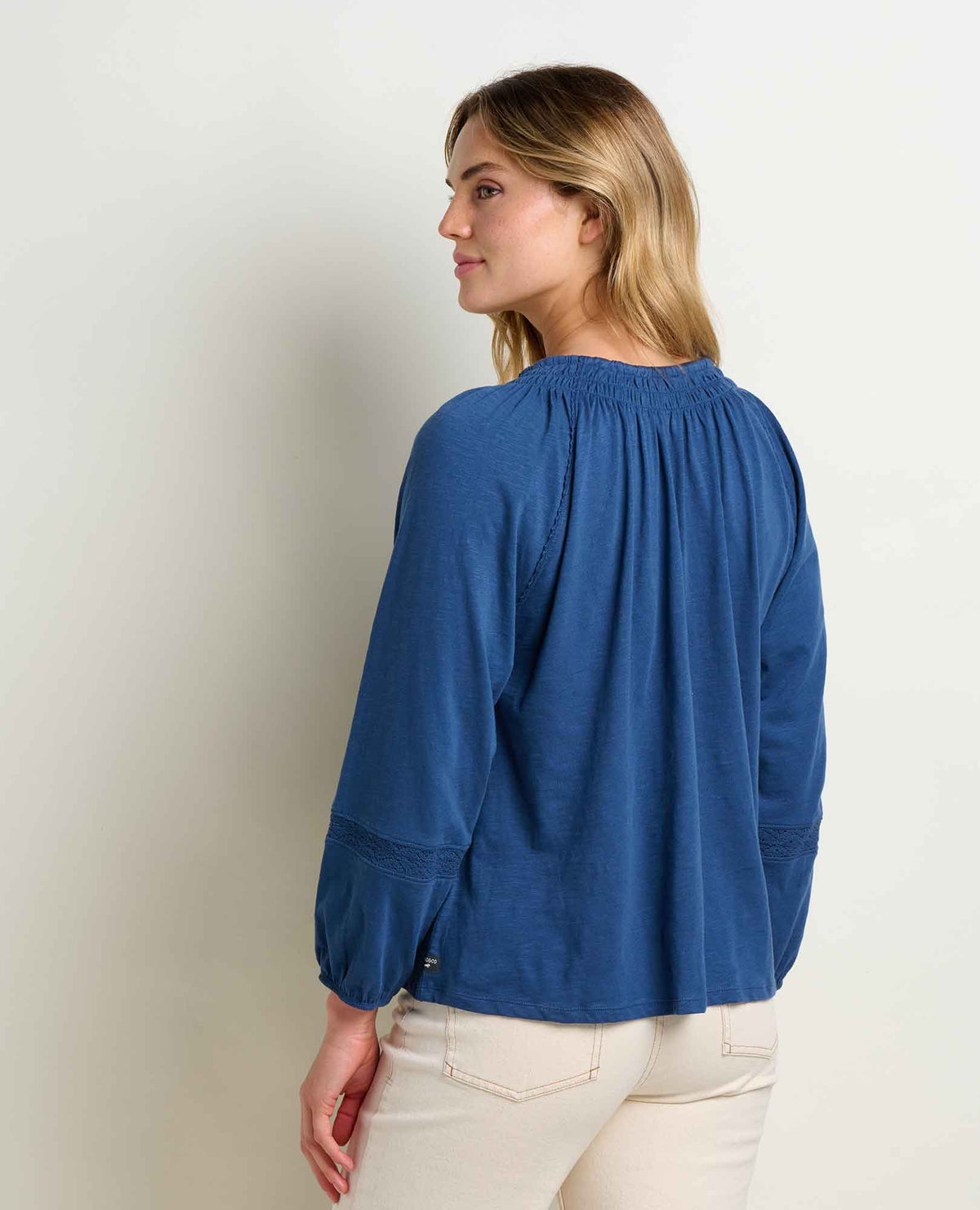Toad&Co Women's Organic Cotton Primo Peasant Top - Soft with Stretch