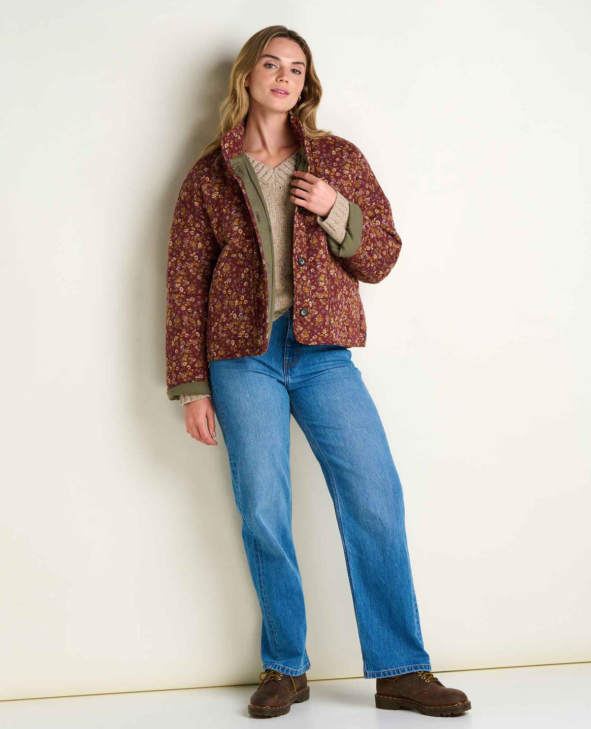 Toad&Co Organic Cotton Quilted Jacket with Recycled Insulation