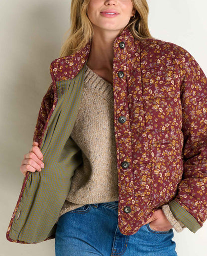 Toad&Co Organic Cotton Quilted Jacket with Recycled Insulation