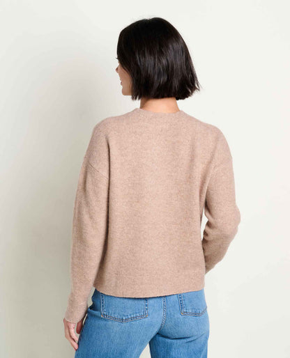 Toad&Co Women's Wasatch Crewneck Wool Sweater - Soft, Never Itchy