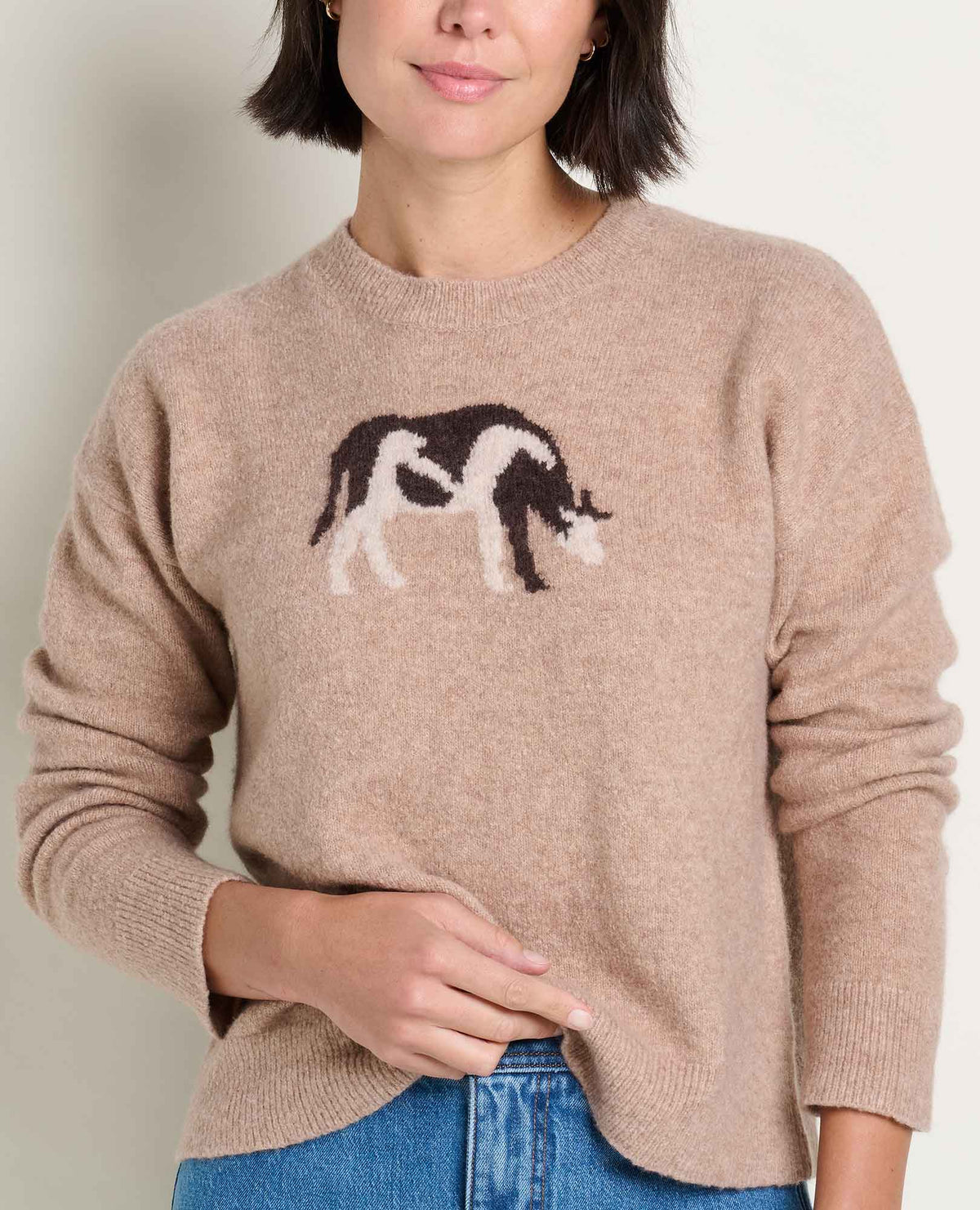 Toad&Co Women's Wasatch Crewneck Wool Sweater - Soft, Never Itchy