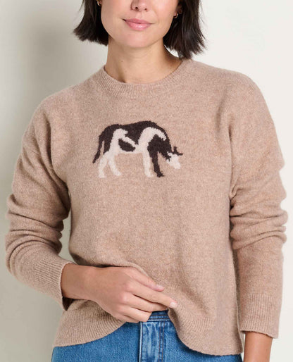 Toad&Co Women's Wasatch Crewneck Wool Sweater - Soft, Never Itchy
