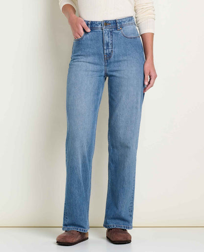 Toad&Co Women's Tamarack Straight Blue Jean